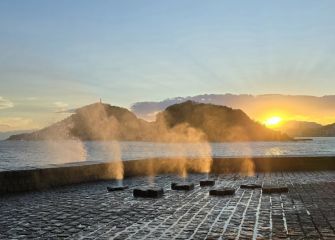 Amanecer en el Peine del viento