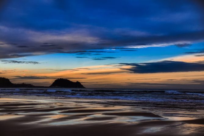 ATARDECER: foto en Zarautz