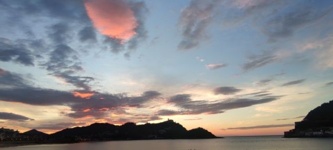 Atardecer: foto en Donostia-San Sebastián