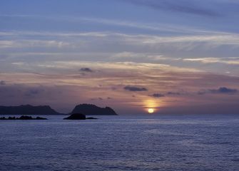 atardecer en Getaria