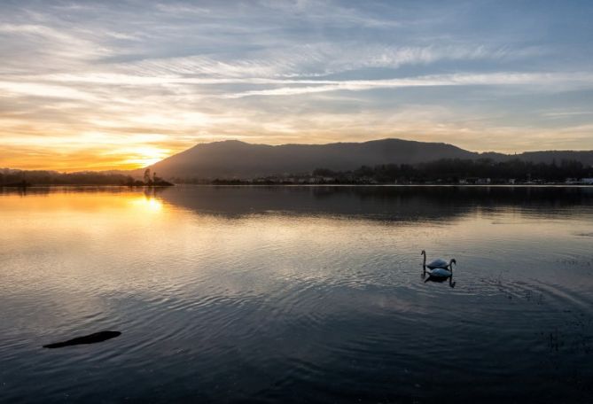 Atardecer en Txingudi: foto en Hondarribia