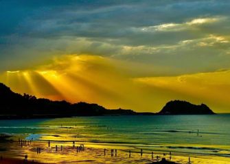 Atardecer en Zarautz 