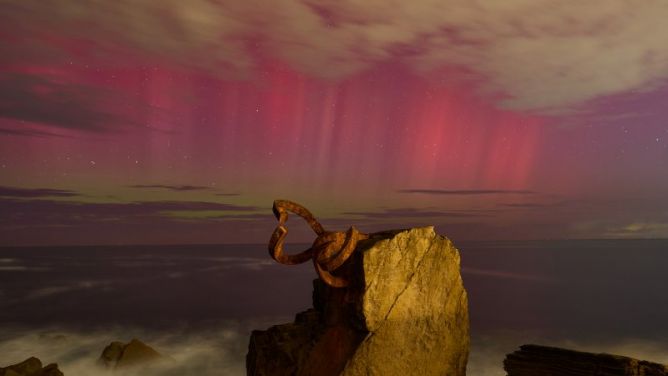 Aurora Borealis: foto en Donostia-San Sebastián