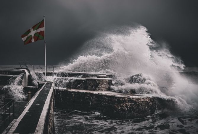 La batalla del Puerto: foto en Zarautz