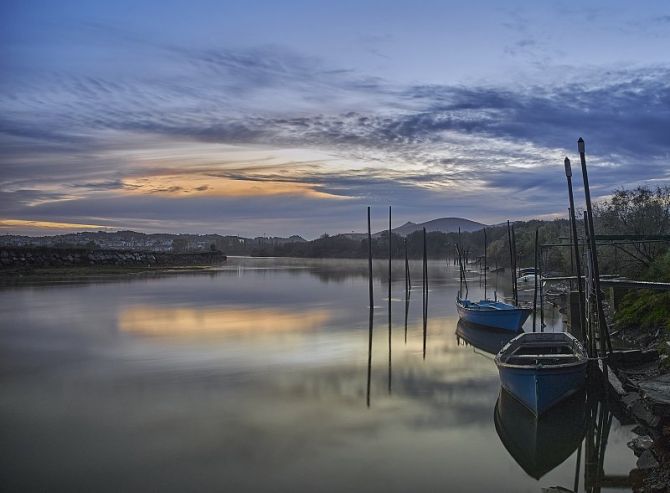 en calma: foto en Hondarribia