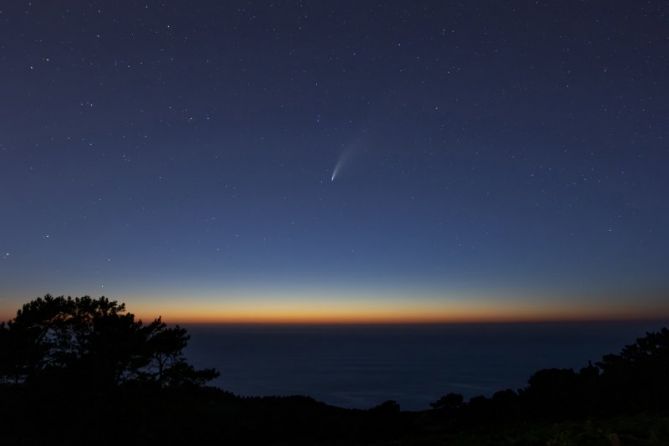 Cielo estrellado en Jaizkibel: foto en Hondarribia