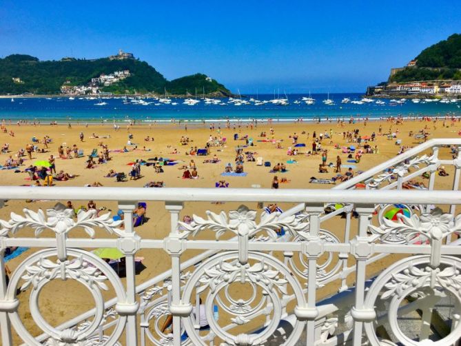 La Concha : foto en Donostia-San Sebastián