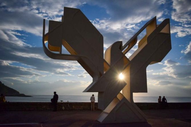 Corazón iluminado : foto en Donostia-San Sebastián