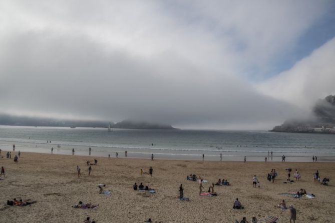 Y desaparecieron las vistas: foto en Donostia-San Sebastián