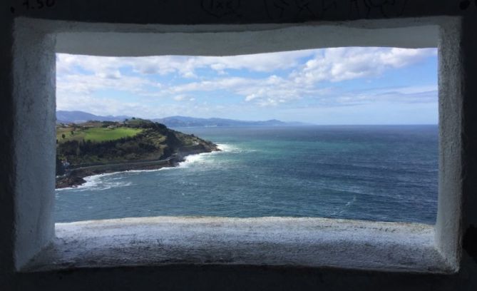 Desde el faro: foto en Getaria