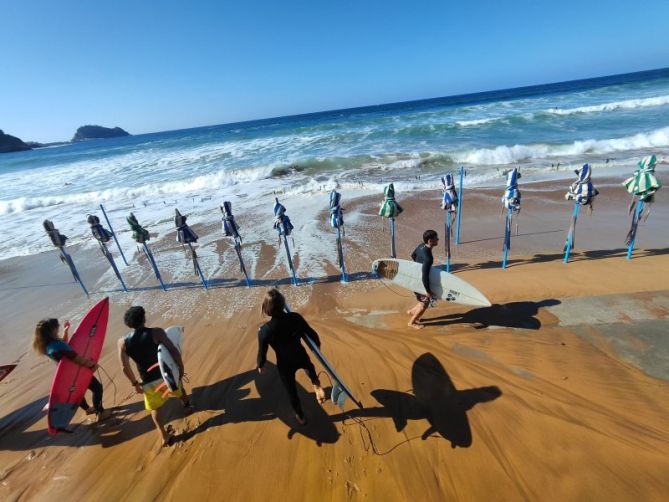 DIA DE SURF: foto en Zarautz