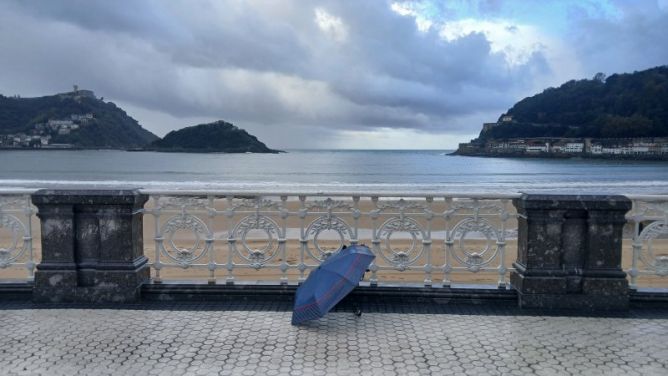 Donosti bajo la lluvia: foto en Donostia-San Sebastián