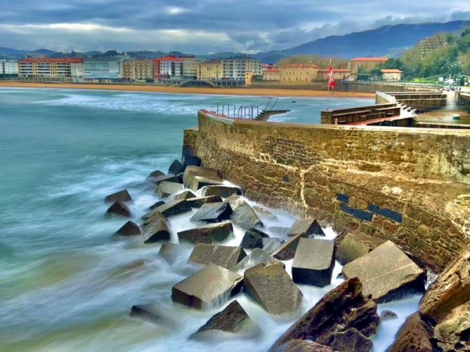 Efecto Seda : foto en Zarautz