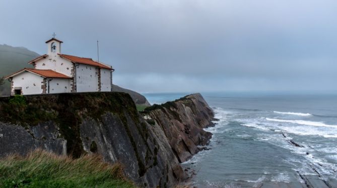 Ermita de San Telmo: foto en Zumaia