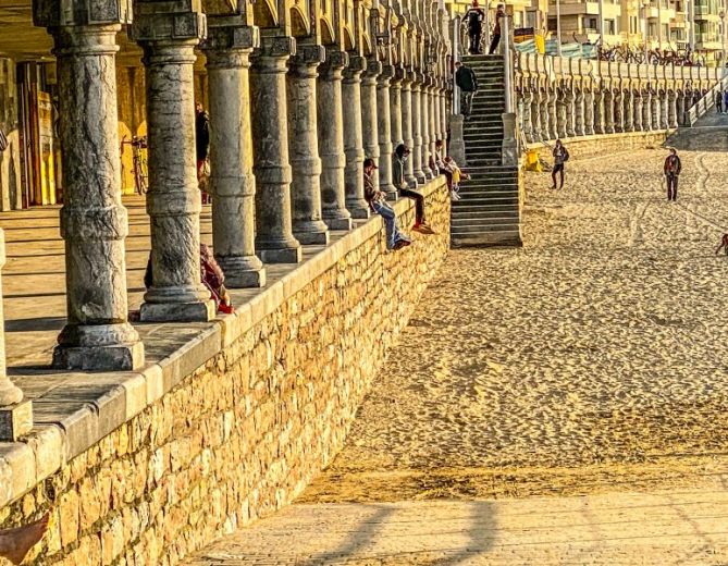 Escenas de la Concha: foto en Donostia-San Sebastián