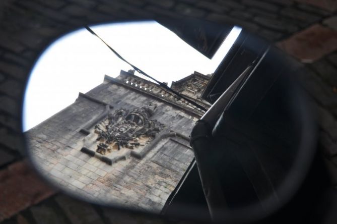 Escudo de armas: foto en Hondarribia