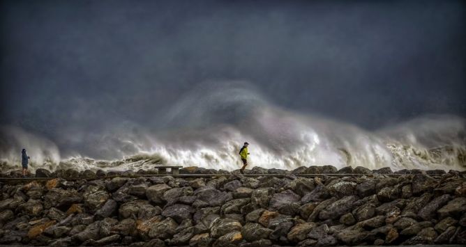 El Espigón: foto en Zumaia