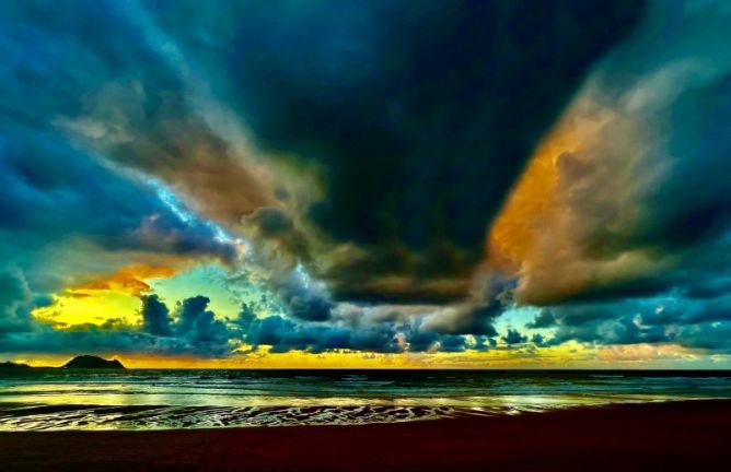 Fenómenos Atmosféricos : foto en Zarautz