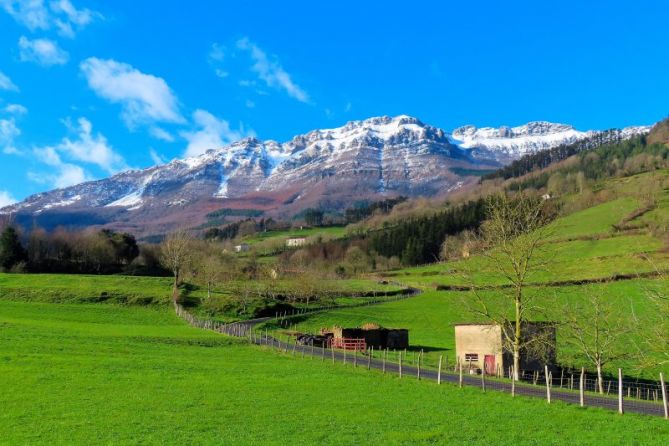 Frescos colores: foto en Zegama