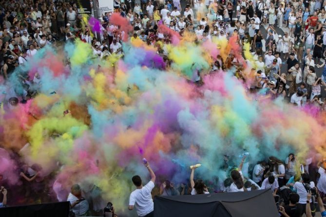 Holi Fest: foto en Donostia-San Sebastián