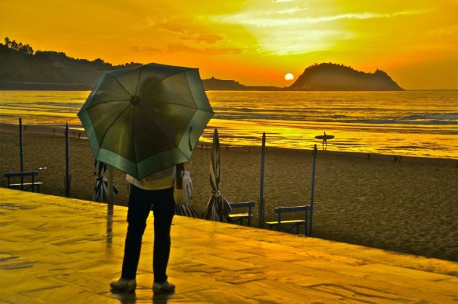 Ilunabarra : foto en Zarautz