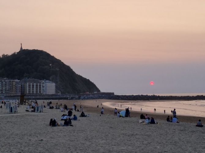 Ilunabarra: foto en Donostia-San Sebastián