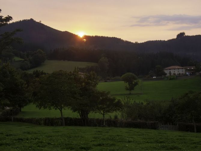 Ilunabarra: foto en Eskoriatza