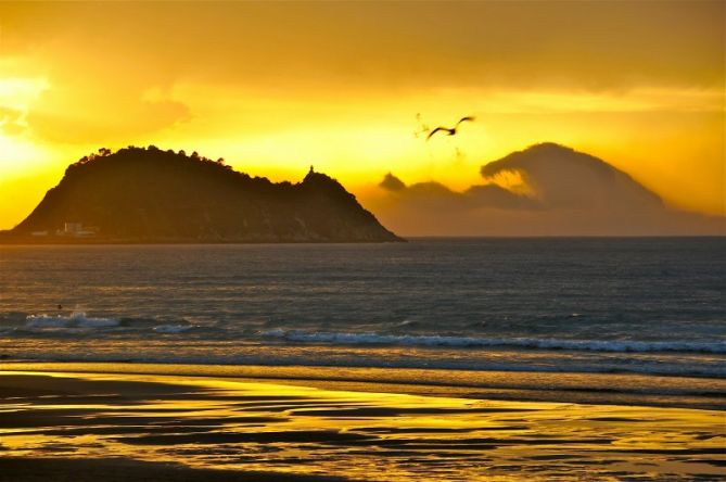 Ilunabarra : foto en Zarautz