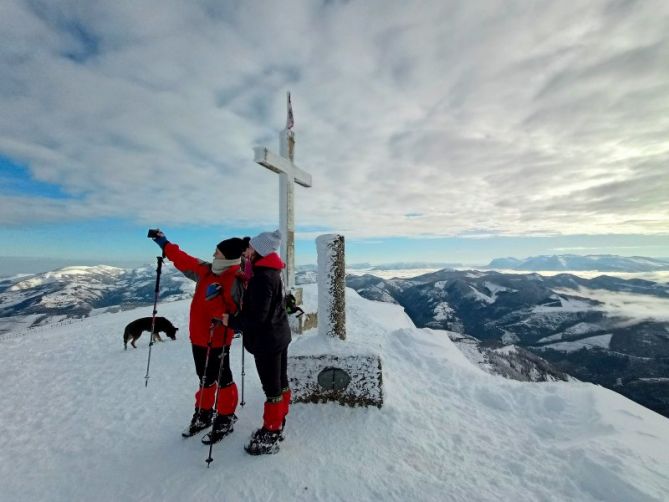 Izaspi invernal: foto en Ezkio-Itsaso