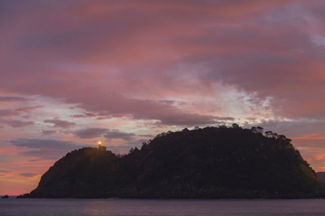 La mirada del raton: foto en Getaria