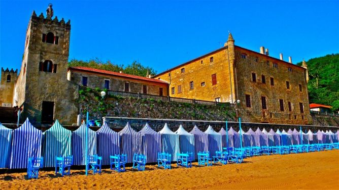 Narros y la playa de Zarautz : foto en Zarautz