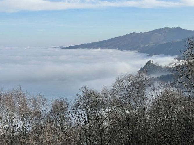 la niebla : foto en Donostia-San Sebastián