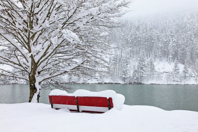 nieva nieve: foto en Legazpi