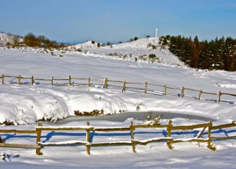 Nieve en Pagoeta 