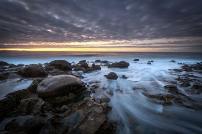 Paramoudras: foto en Hondarribia