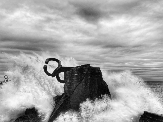 El peine del viento: foto en Donostia-San Sebastián