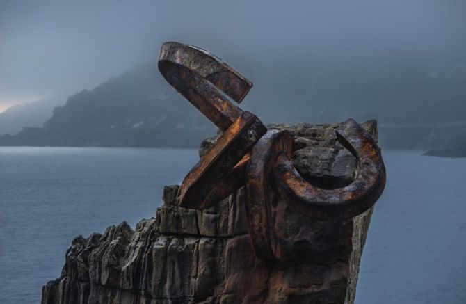 Peine del viento: foto en Donostia-San Sebastián