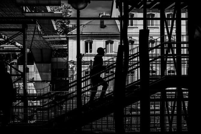 Peldaño urbano: foto en Donostia-San Sebastián