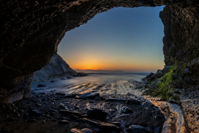 Playa de Algorri: foto en Zumaia