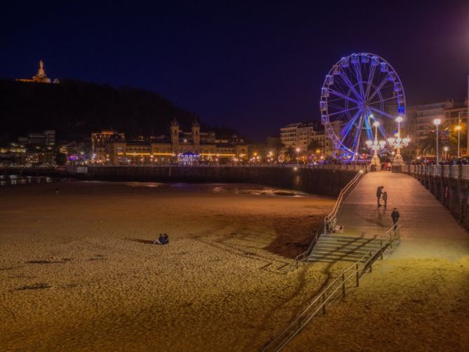 playa de la concha: foto en Donostia-San Sebastián