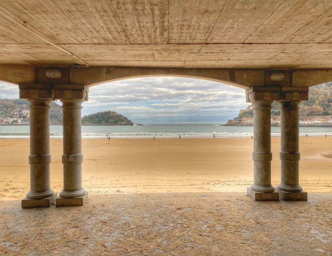 Playa de la Concha: foto en Donostia-San Sebastián