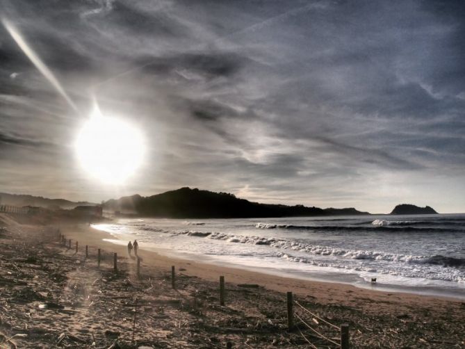 Playa de Zarautz: foto en Zarautz