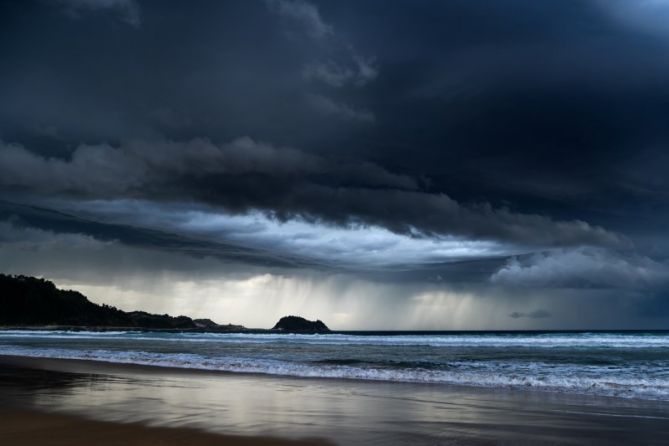 El ratón y la tormenta: foto en Zarautz