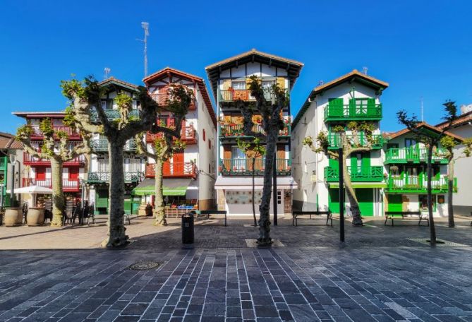 San Pedro kalea: foto en Hondarribia