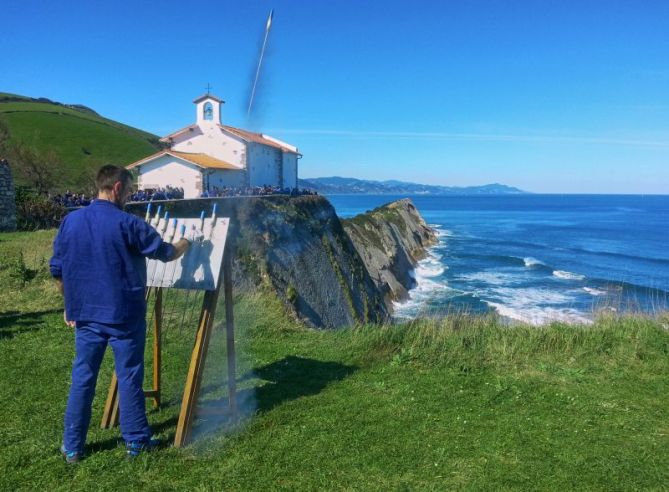 San Telmo: foto en Zumaia