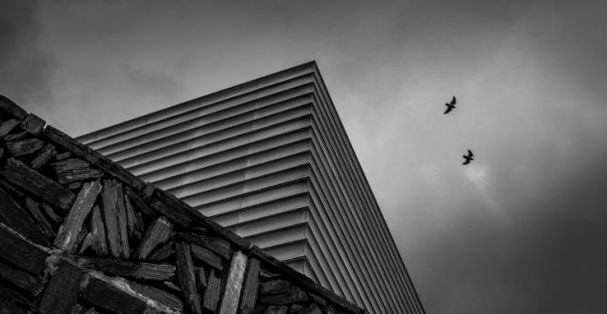 Sobrevolando geometrías: foto en Donostia-San Sebastián