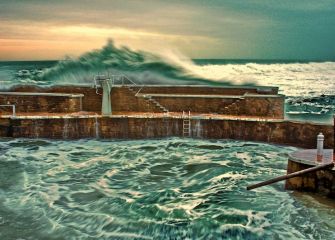 Temporal en Zarautz 