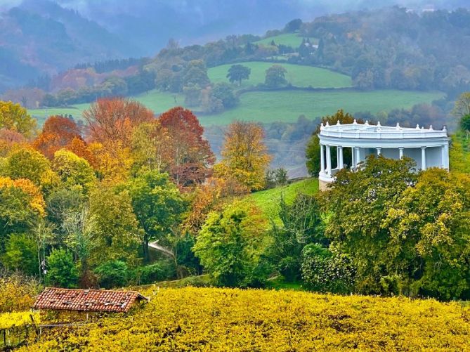 Torreon de Zarautz en Otoño : foto en Zarautz