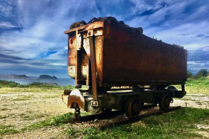 Transportador de minerales : foto en Zarautz