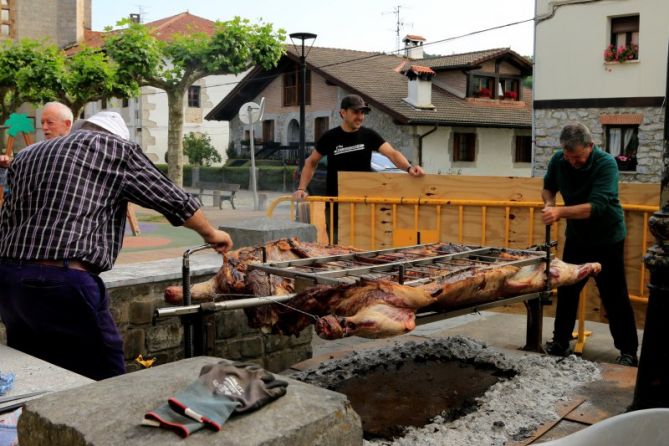 Txekorra burruntzian.: foto en Zestoa